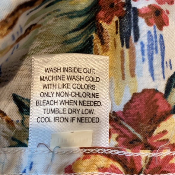 Sonoma Men’s Medium Tropic “Camp Shirt” Short Sleeve Button Shirt D26 - Picture 6 of 10